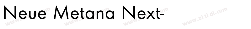 Neue Metana Next字体转换